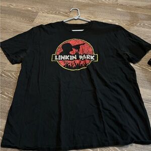 Vintage 2000s Linkin Park Black Band T-Shirt Jurassic Linkin Park men’s 2XL